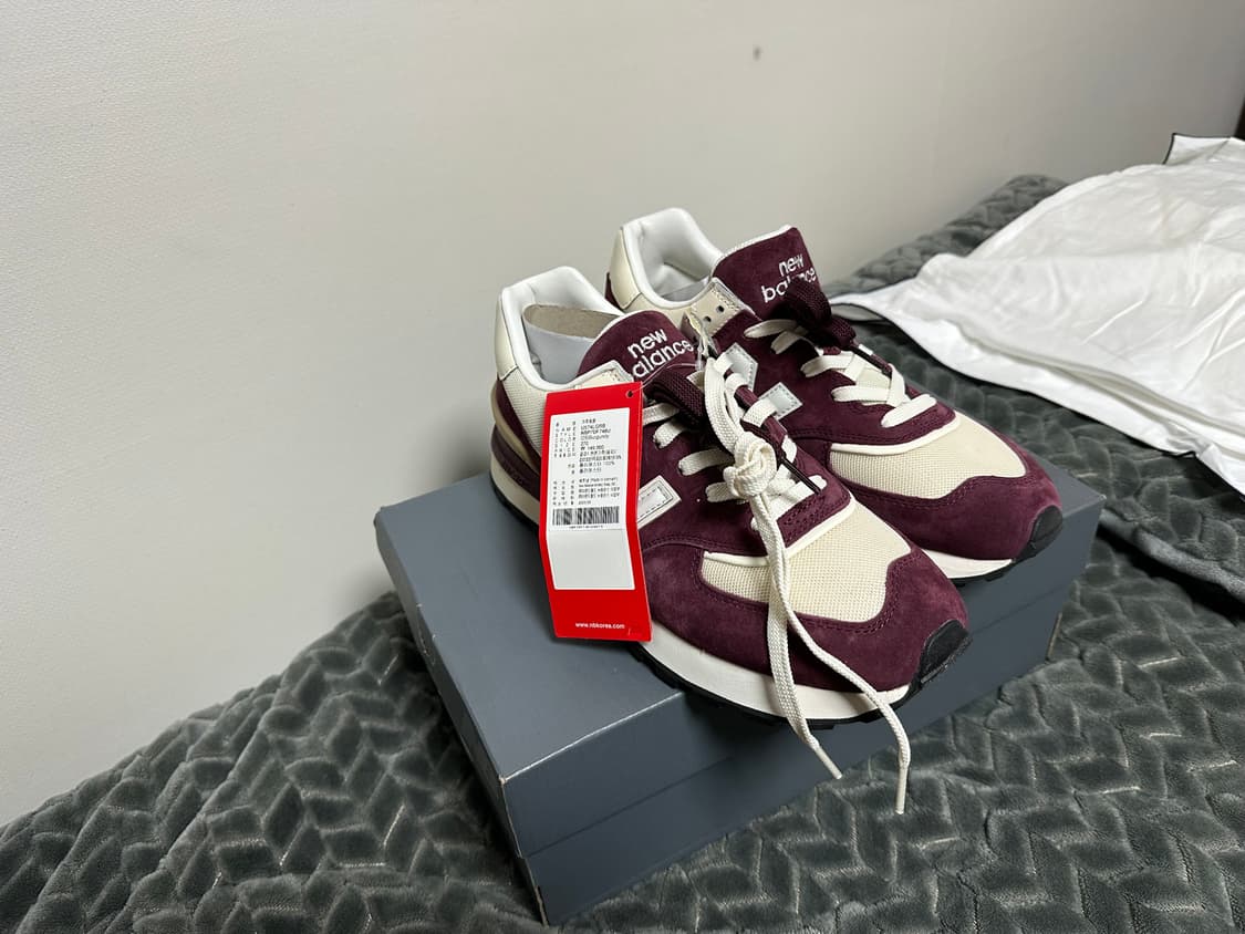 [270]뉴발란스 574 버건디 새상품 상품이미지4