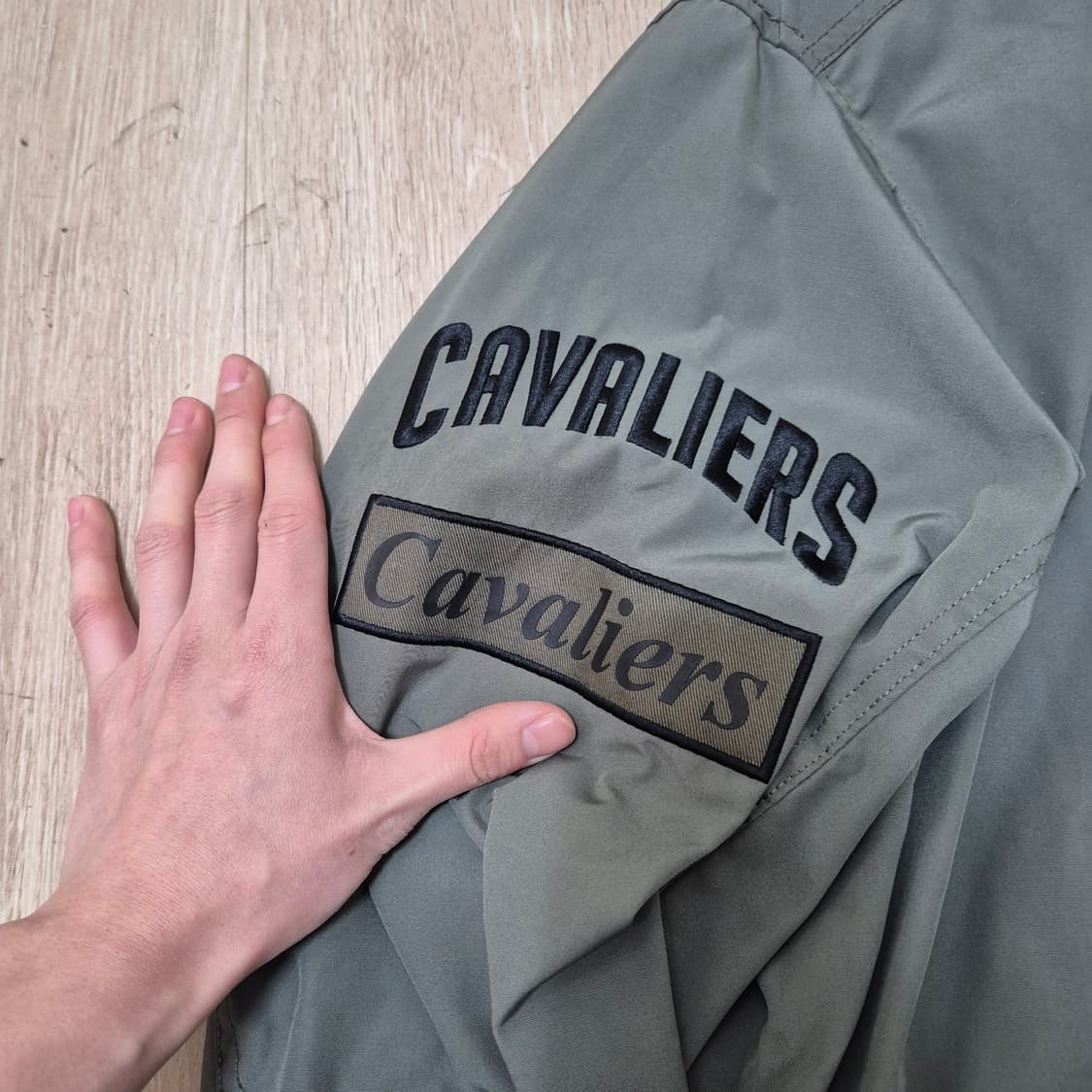 NBA 남성 클리브랜드 로고 와펜 MA-1 롱 야상 점퍼 L(100) 상품이미지4