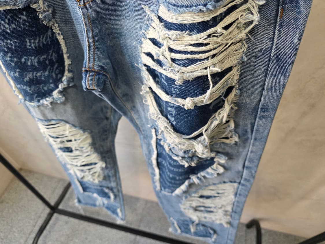 스모크라이즈 찢청 상품이미지3