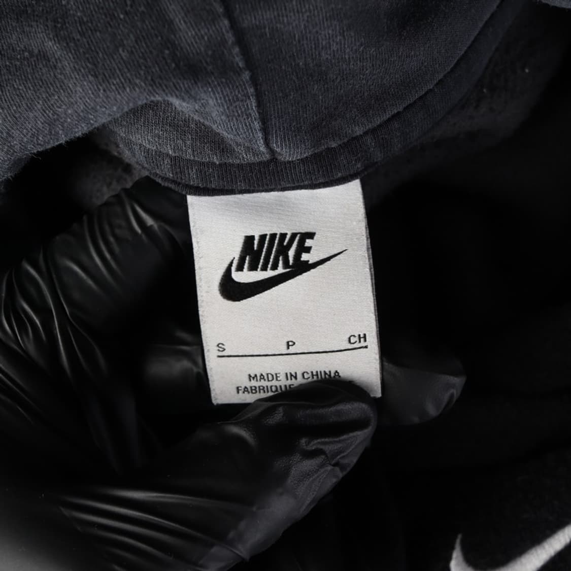 나이키 센터 미니 스우시 블랙 후드티 S 상품이미지5