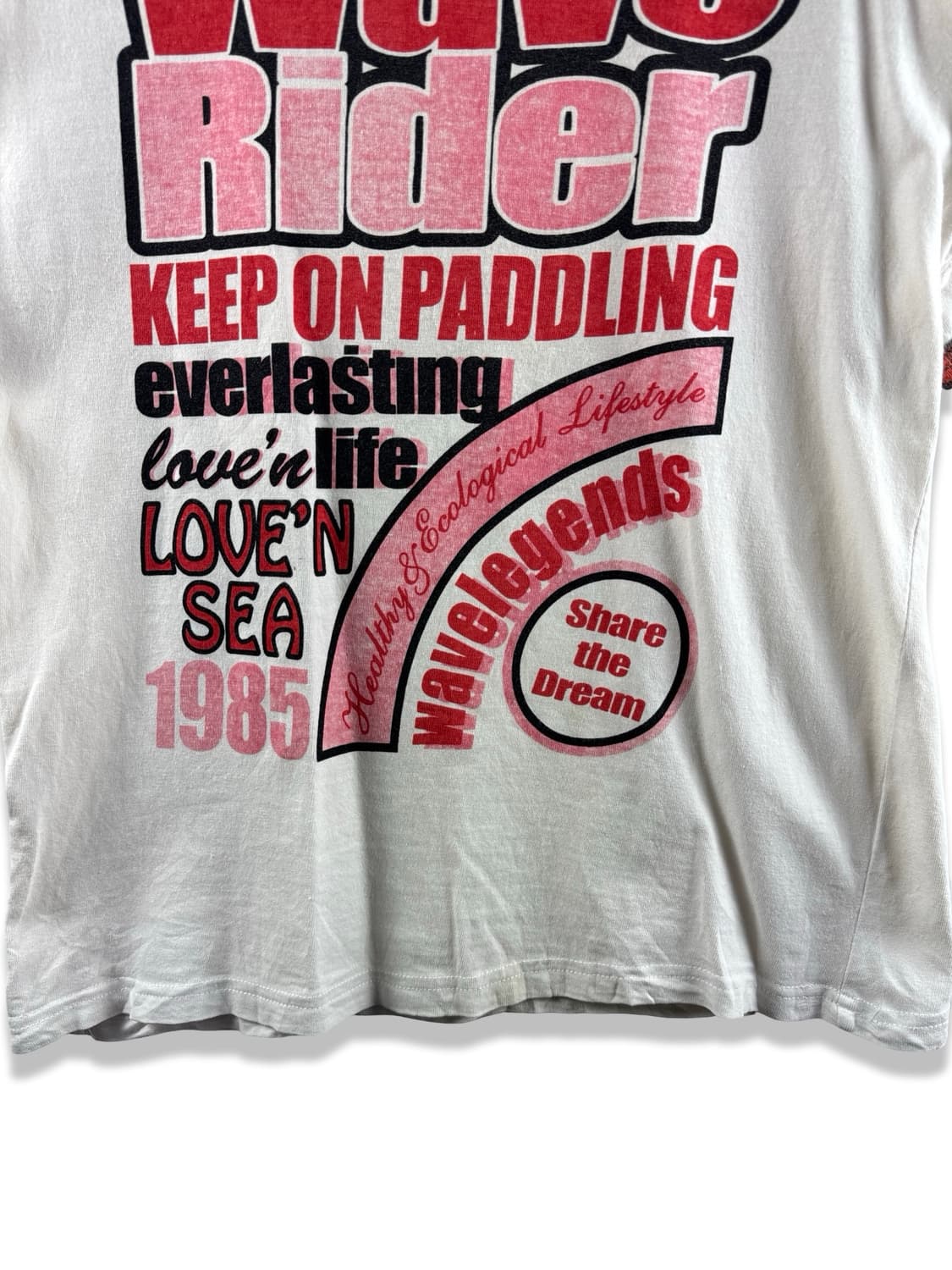 JPN 키치 프린팅 링거 티셔츠2562 상품이미지4