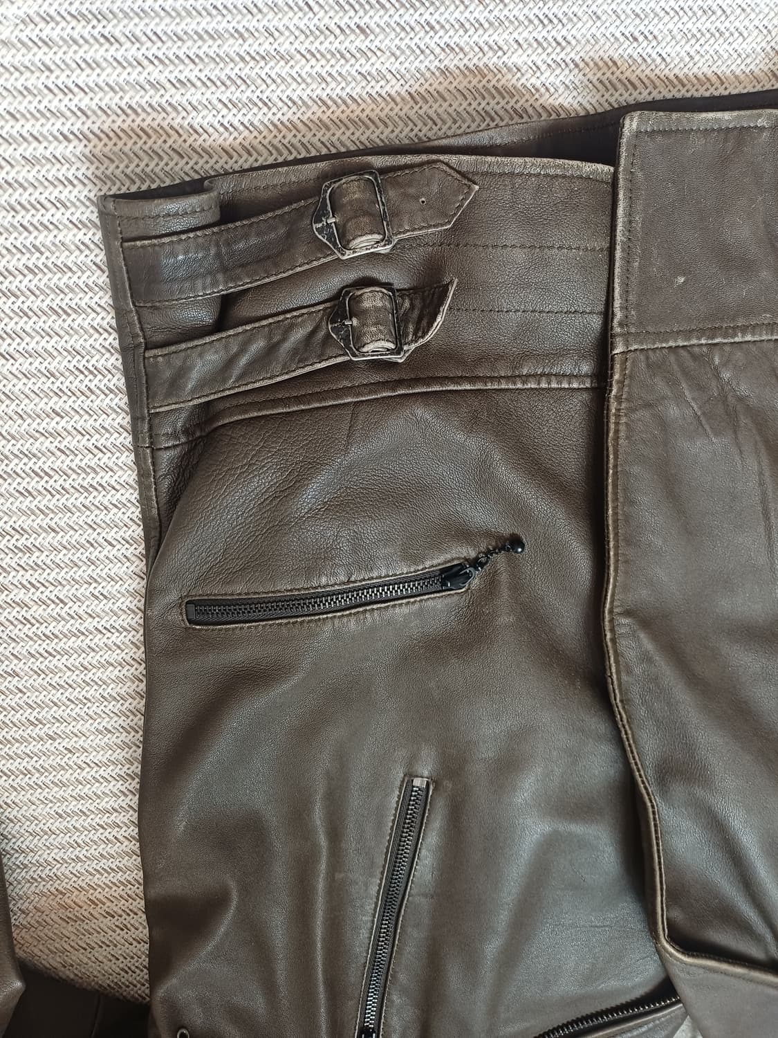 [희귀/L] 컨버스 x 존 바바토스 아카이브 빈티지 양가죽 라이더 자켓 상품이미지9