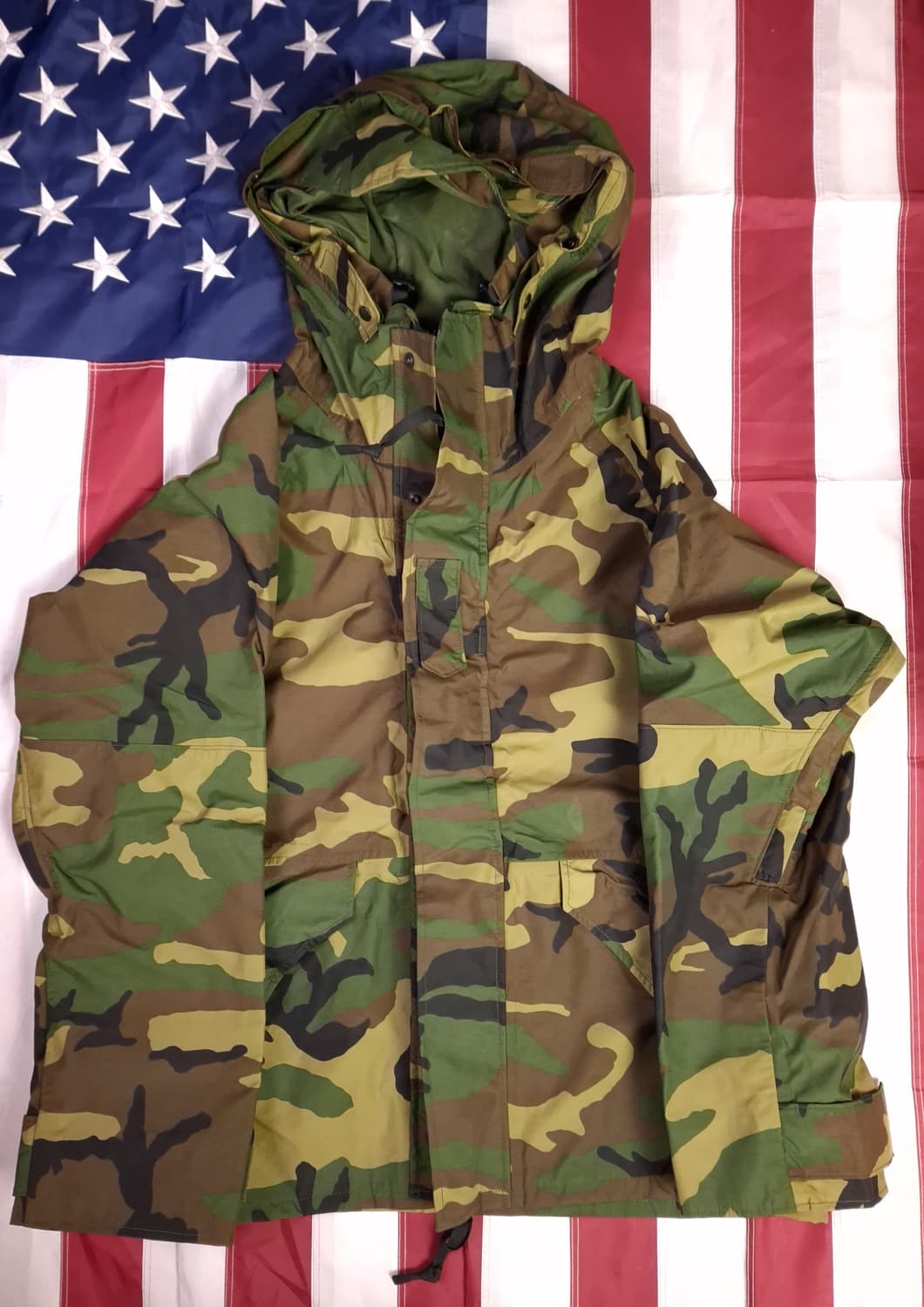 새제품 오리지날 미군 우드랜드 고어텍스 파카 상품이미지1