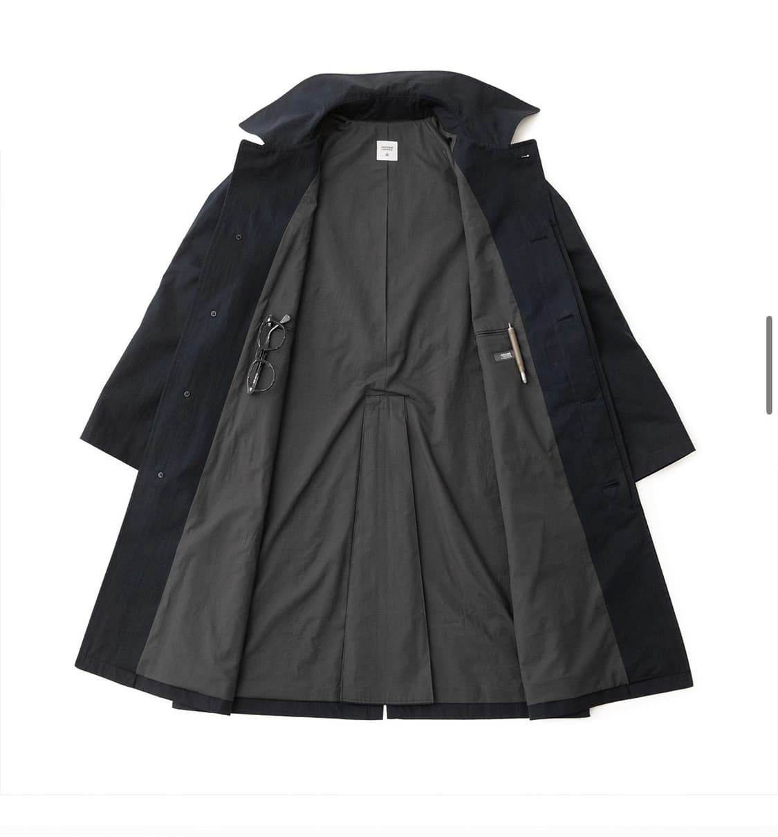 어나더오피스 레거시 발마칸 코트 나일론 (NAVY) 상품이미지3