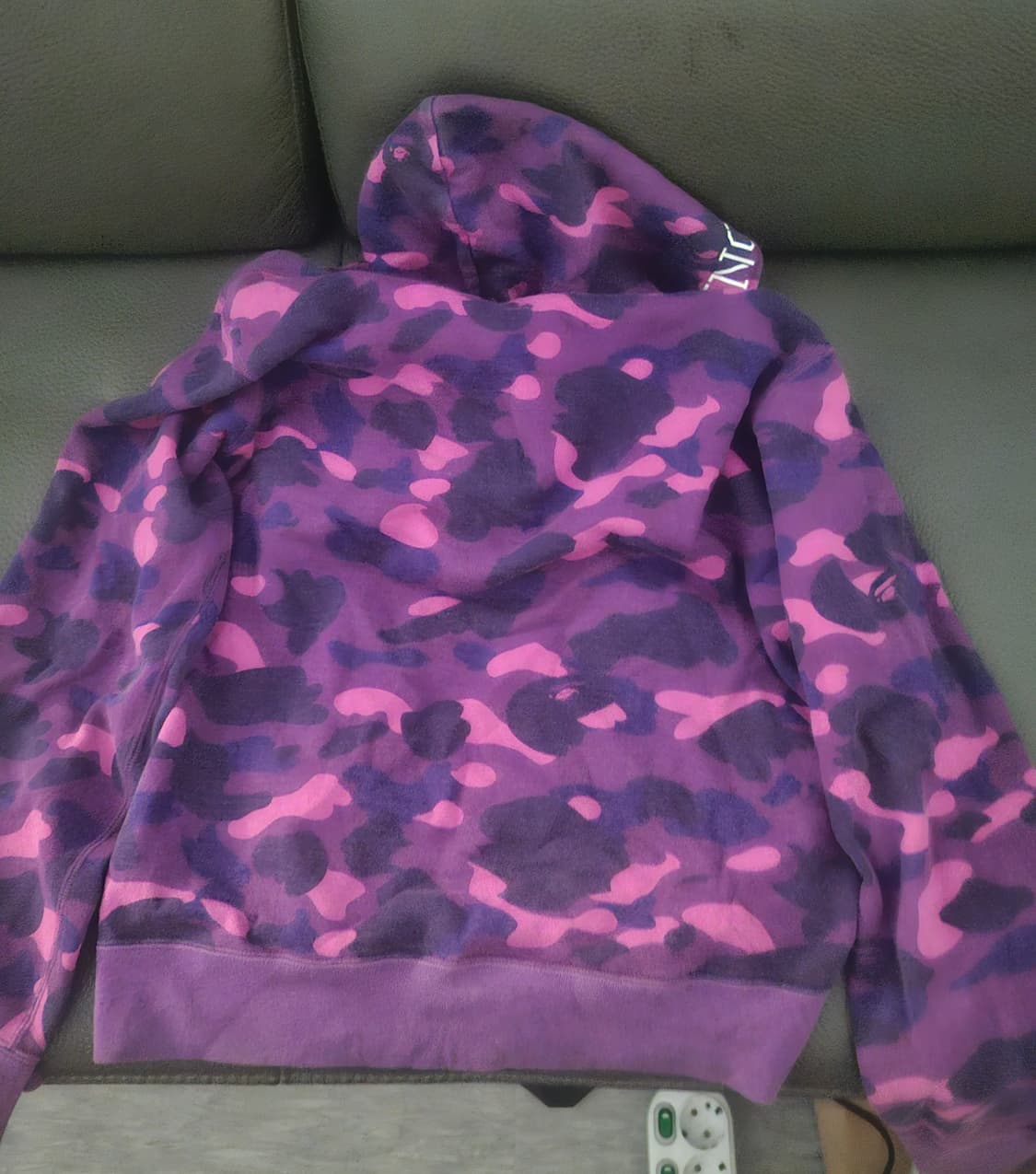 베이프 퍼플 카모 후디 L 상품이미지2
