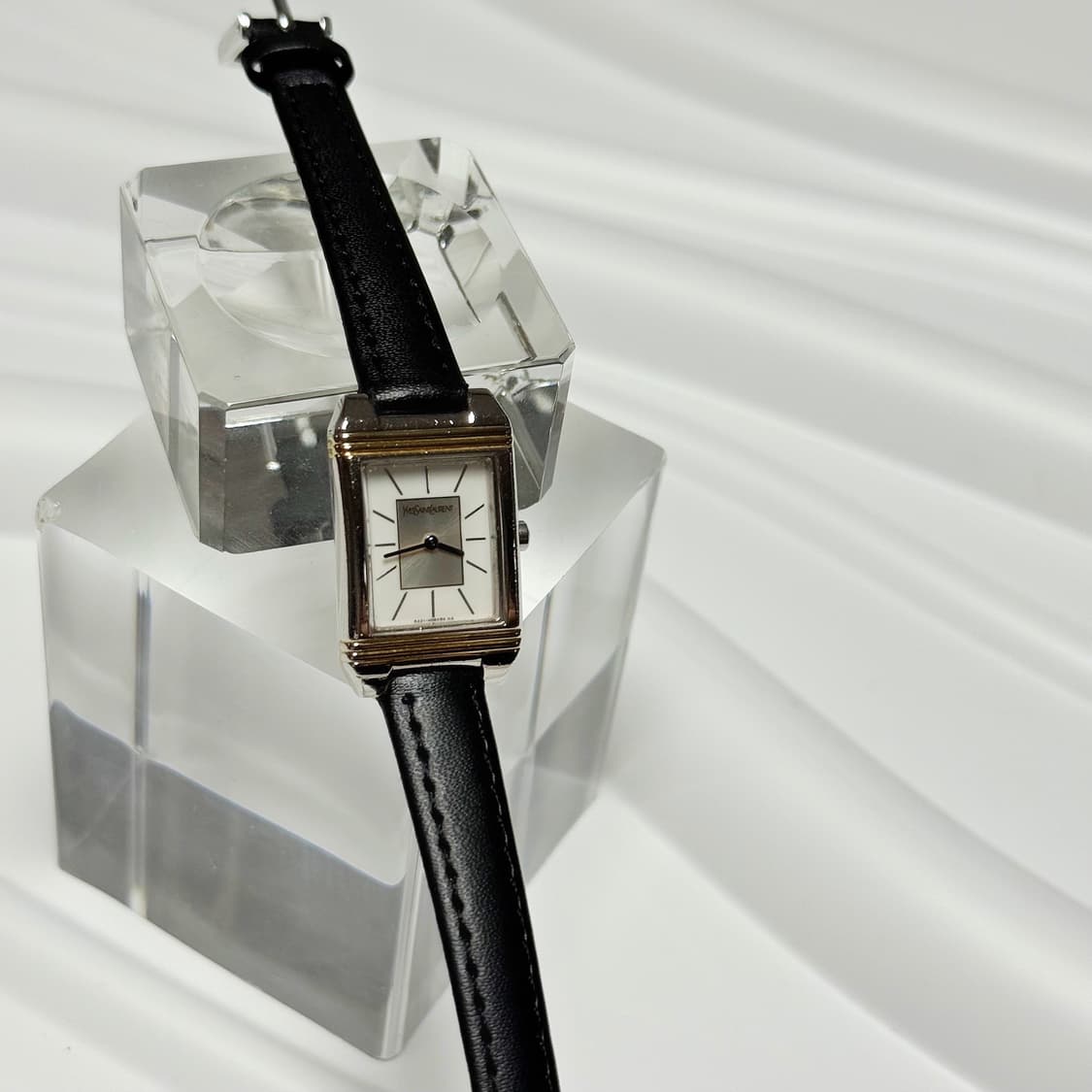 80's90's 빈티지 YSL 이브생로랑  콤비 탱크 워치 상품이미지7