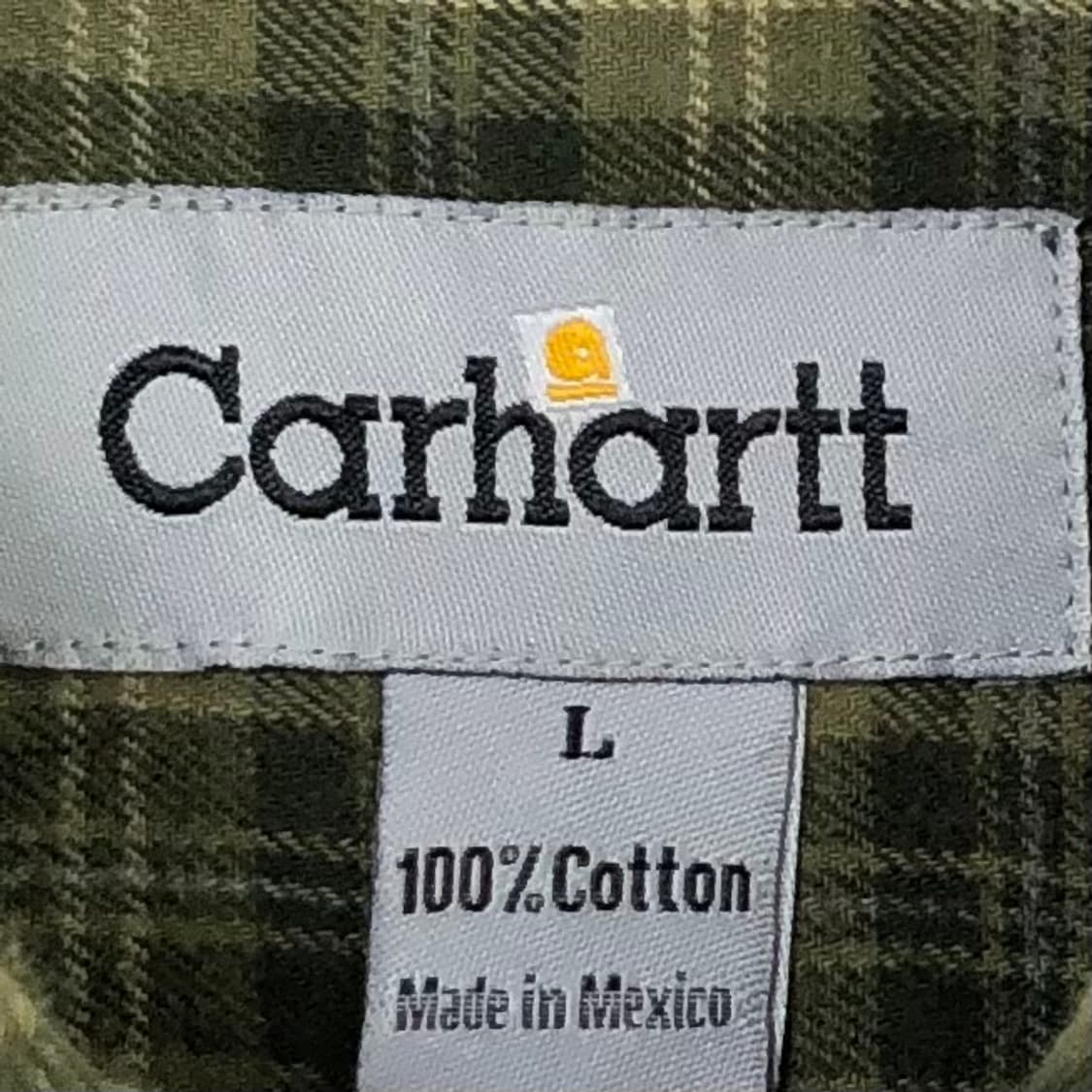 L 칼하트 워크 체크 남방 상품이미지3