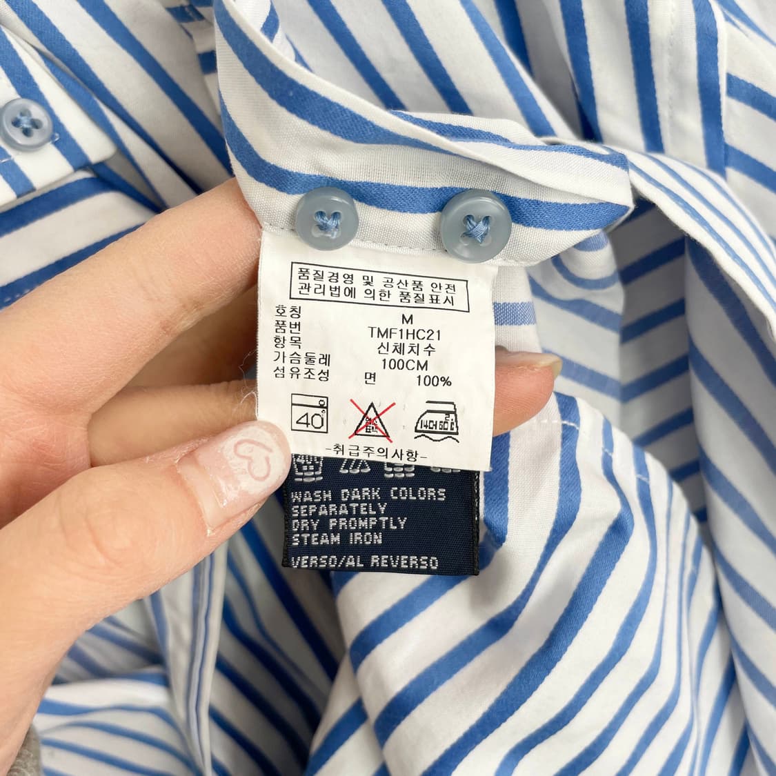 F1 타미힐피거 80's 2 Ply 패브릭 셔츠 LL사이즈 상품이미지6