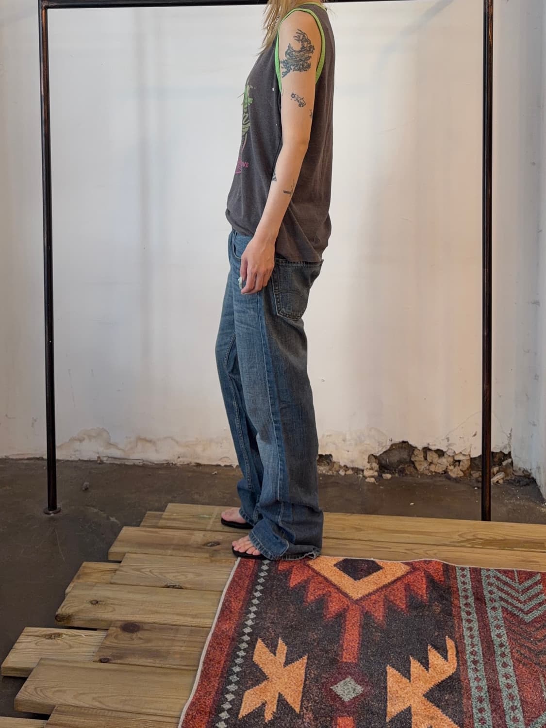 Levi’s 527 로우 부츠컷 데님 팬츠 빈티지 워시 상품이미지2