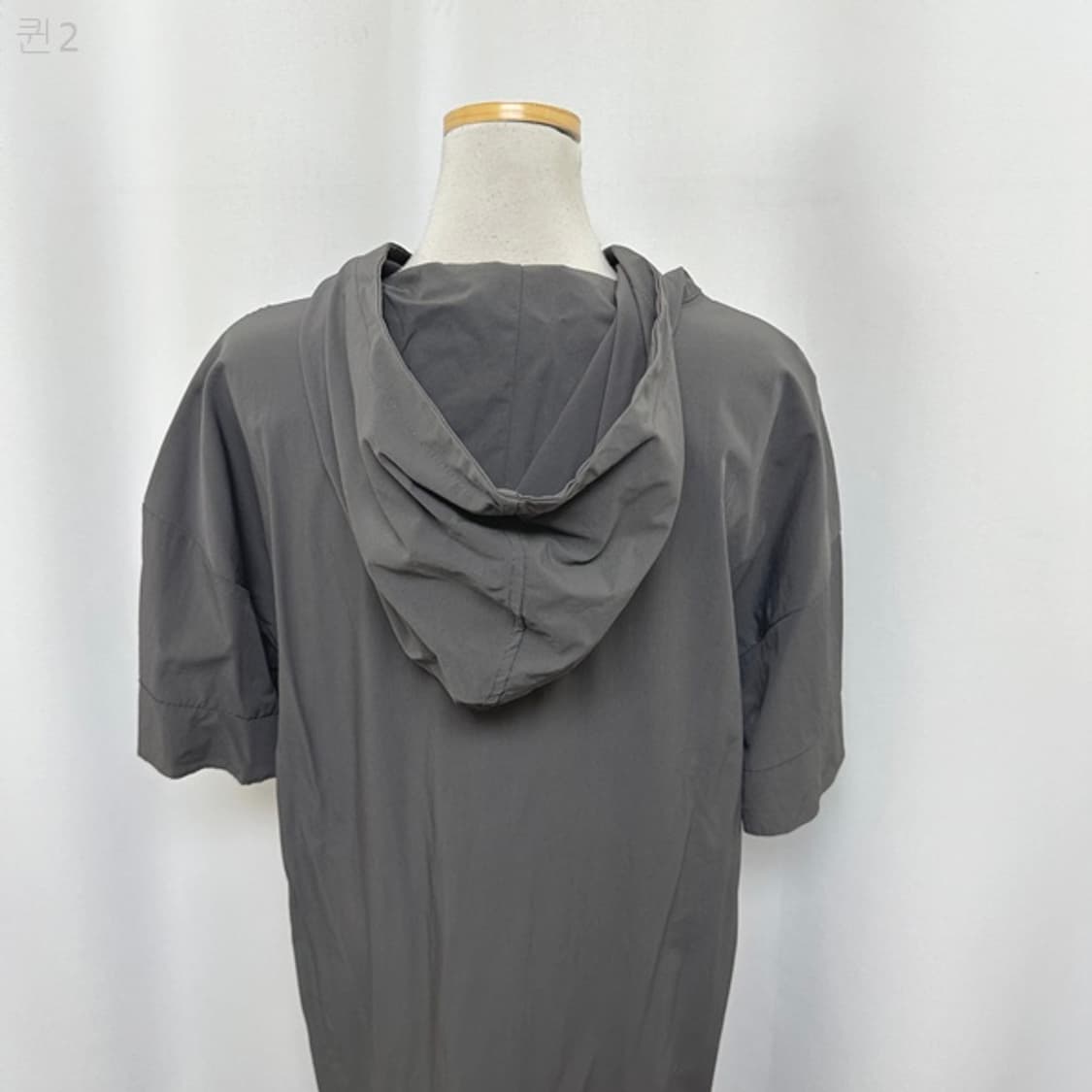 SOOS 여자 스판 후드 반팔 롱원피스 FREE 상품이미지7