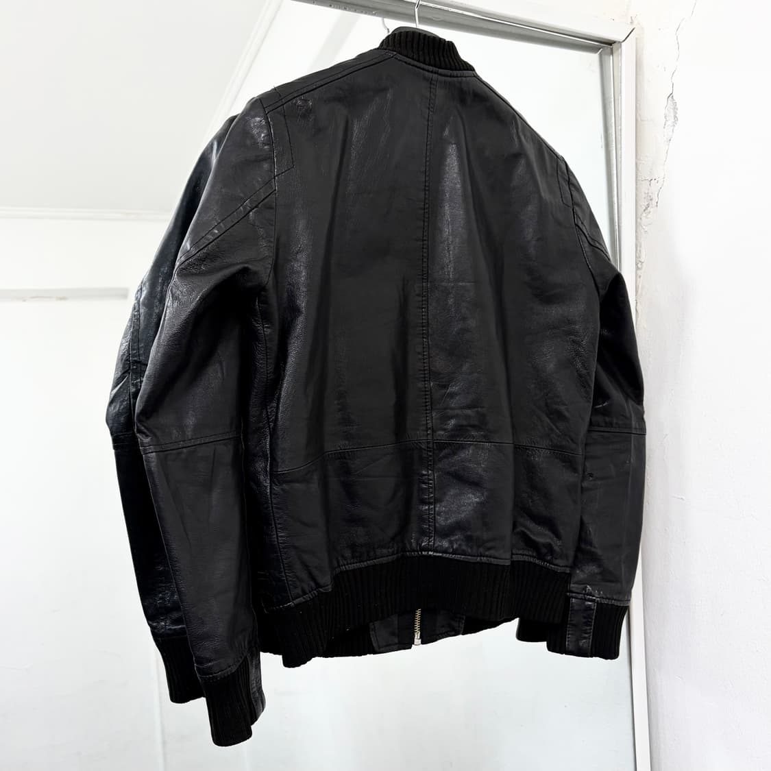 버커루 양가죽 바이커 자켓 상품이미지5