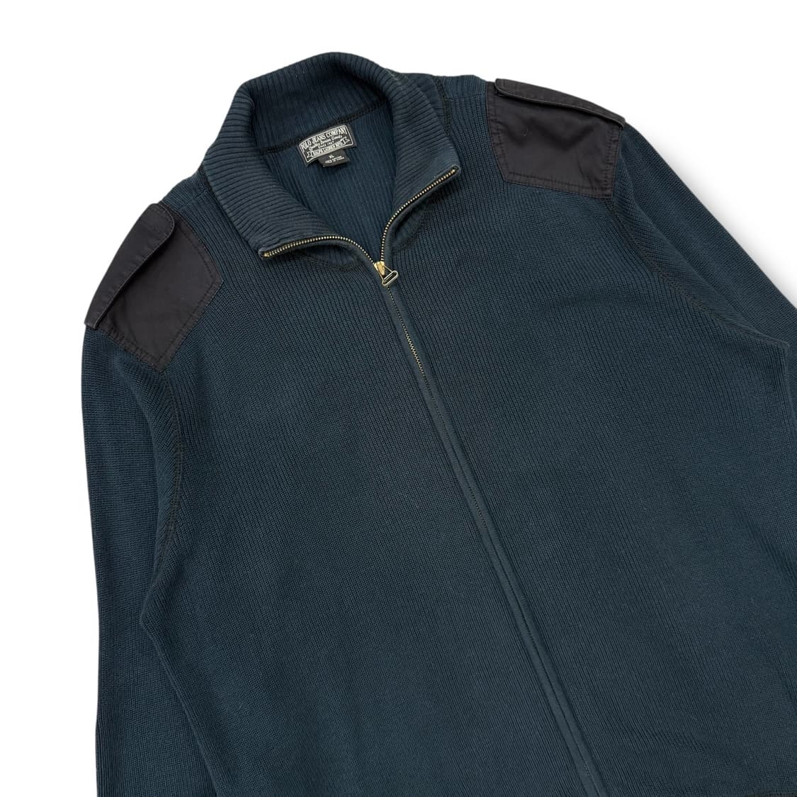 폴로진스 숄더패치 니트집업 r1999 상품이미지3