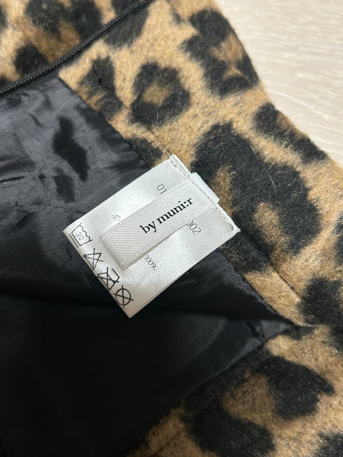 일본 빈티지 by muni:r 호피 갸루 미니스커트 S 상품이미지3