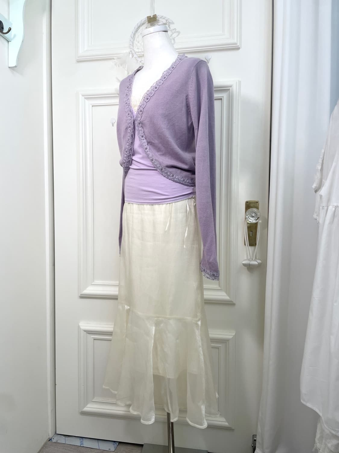 lavender beads point fairy cardigan 상품이미지3