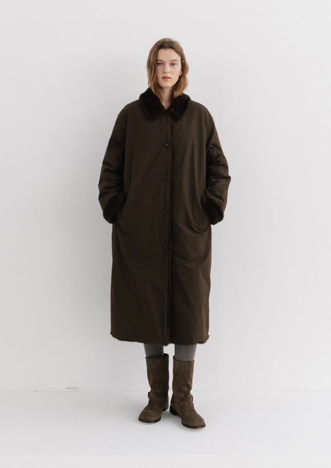 모이아 reversible fur coat 상품이미지2