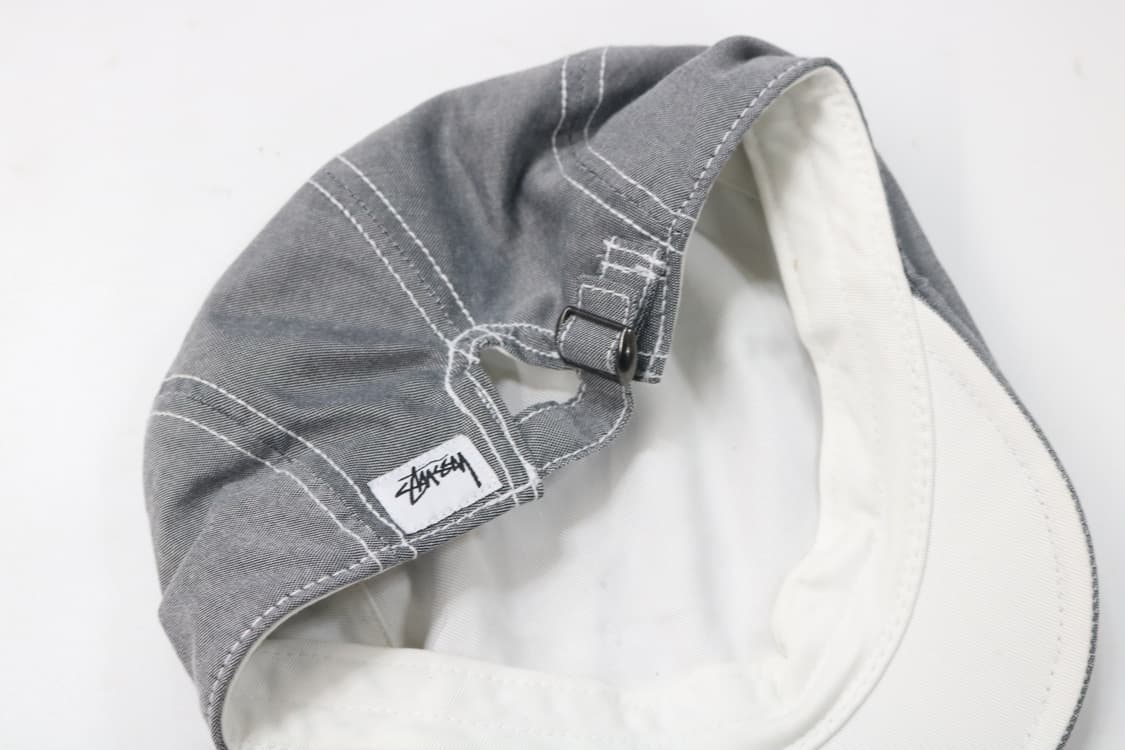 올드 스투시 샴브레이 헌팅캡 상품이미지3