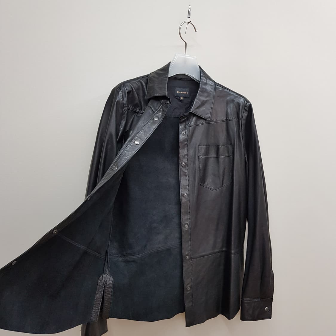 베르니스 Berenice 램스킨 레더 셔츠 자켓 38사이즈 상품이미지6
