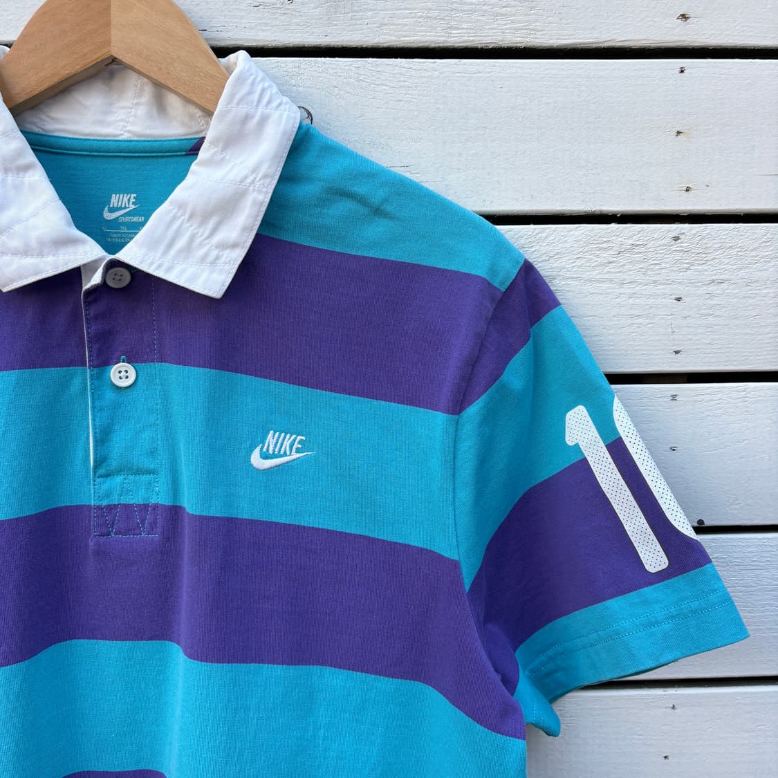 Nike 나이키 스트라이프 반팔 카라티 상품이미지7