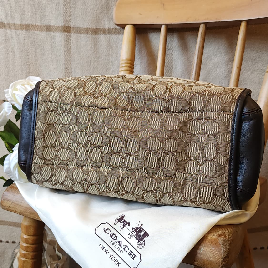 코치 시그니쳐 패턴 트윈 숄더백 쌍둥이 가방 상품이미지7