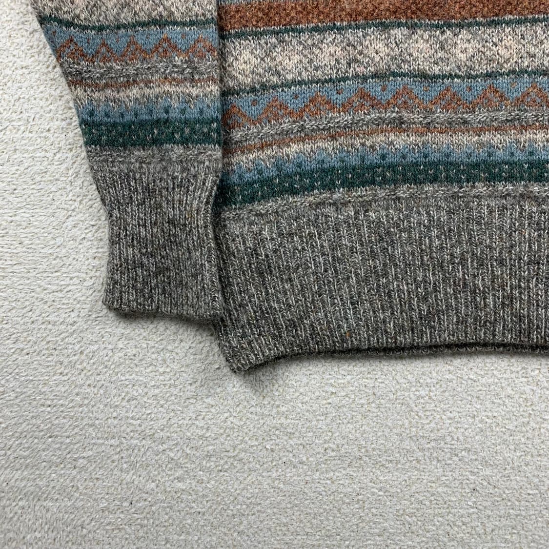 글렌크레이그 영국제 빈티지 패턴 울 니트  상품이미지3