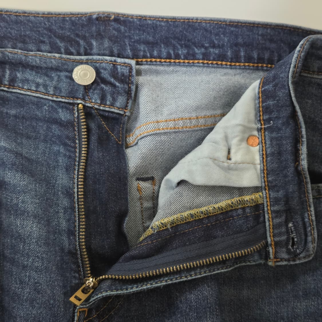 리바이스 502 프리미엄 중청 스판 데님팬츠 32/32  상품이미지5