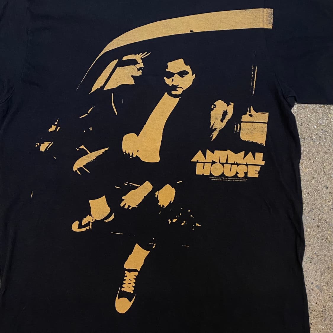 미국 빈티지 애니멀하우스 Animalhouse 로고 락티셔츠 반팔티 상품이미지2