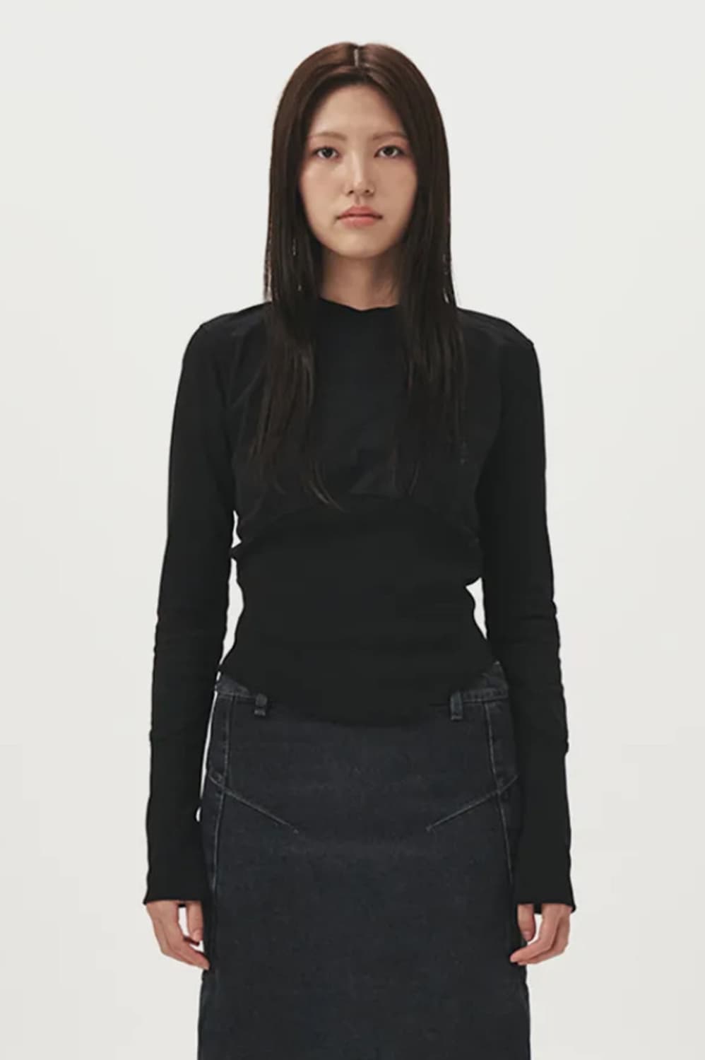 EE WOMENS SWEATSHIRTS BLACK 상품이미지5