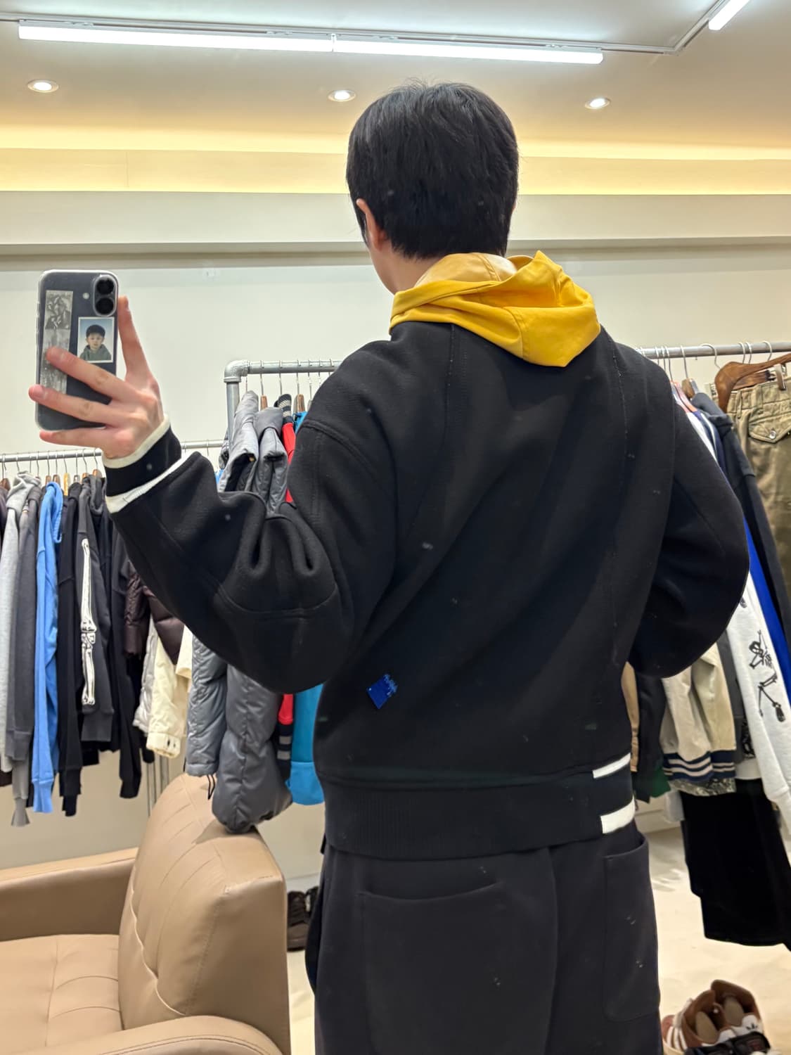 자라x아더에러 울 블렌드 봄버 자켓 상품이미지9