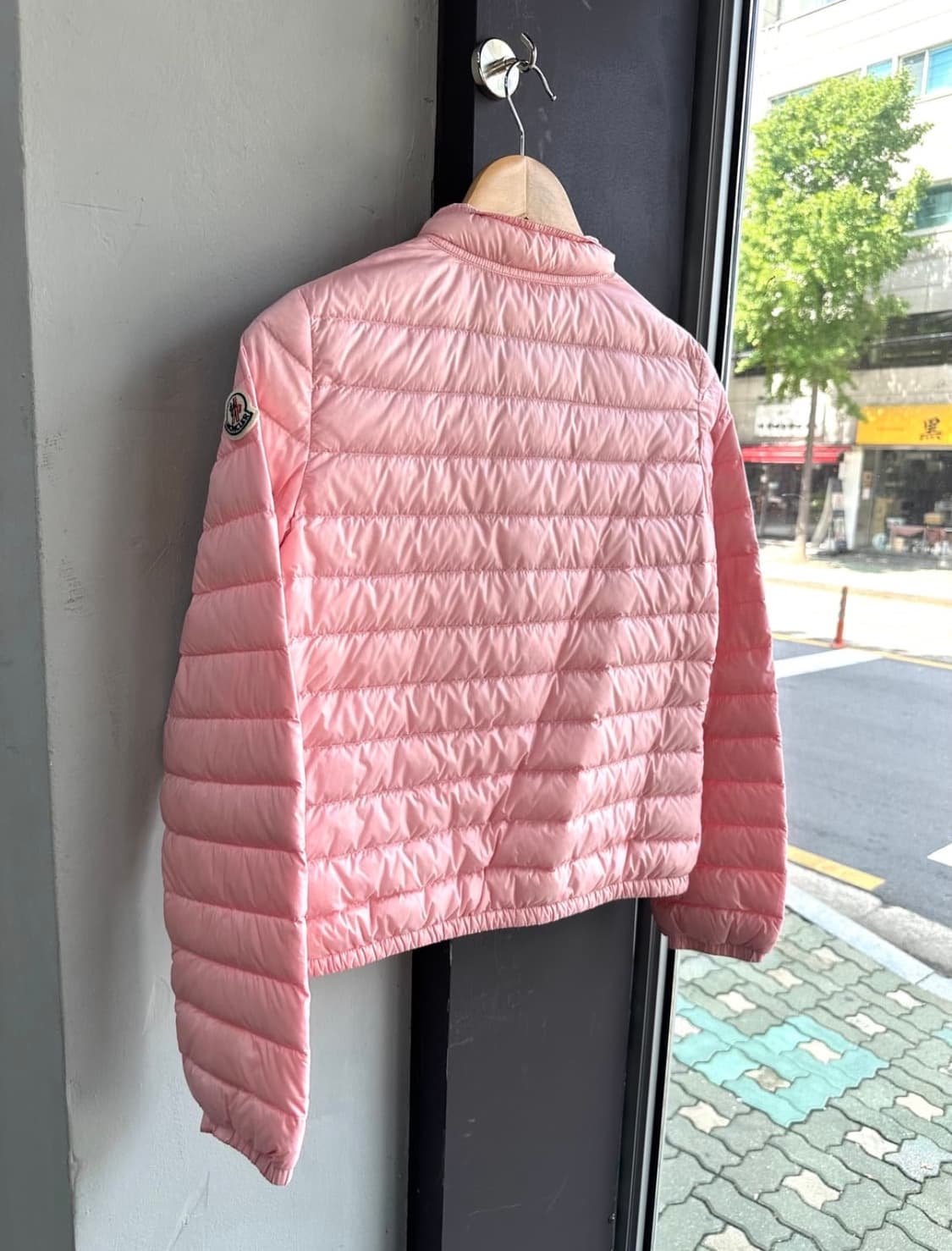 몽클레어 란스 경량 패딩 자켓 핑크 상품이미지9