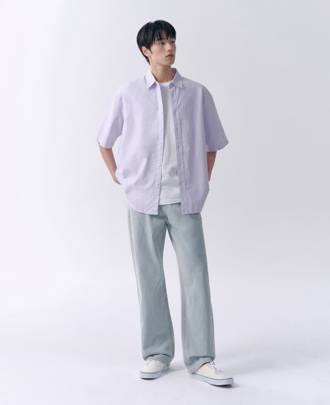 무신사스텐다드 레귤러 핏 데님 팬츠 32 [블리치] 상품이미지1