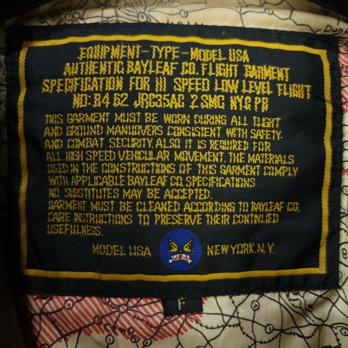 [일본빈티지]소가죽 CWU-45P A2 밀리터리 봄버 자켓 M20012 상품이미지6