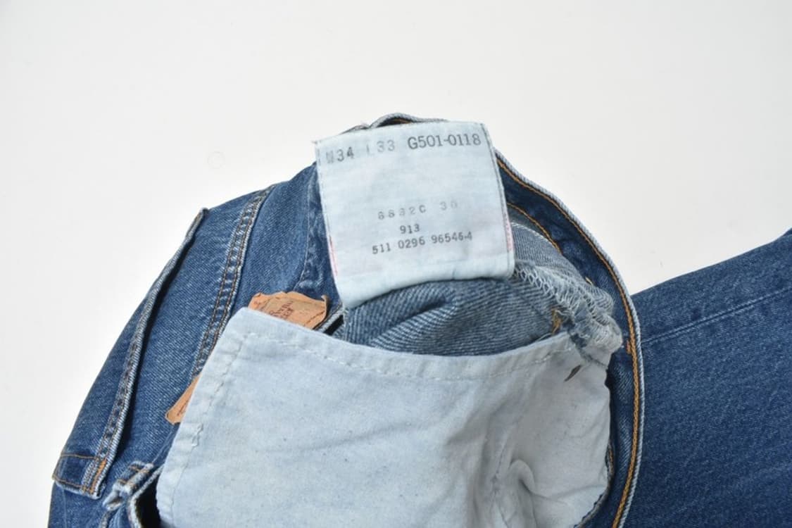 90S USA 리바이스 501 청바지 데님팬츠 34 N1055 상품이미지7