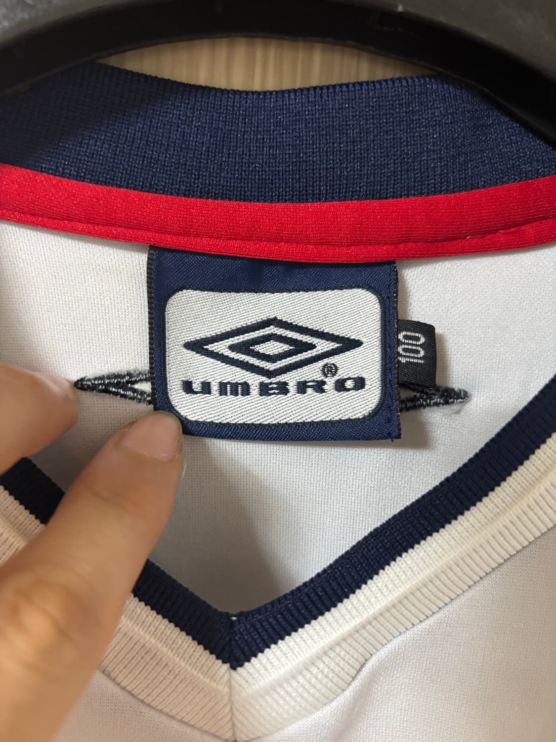 00s 엄브로 잉글랜드 긴팔 축구 유니폼 상품이미지3