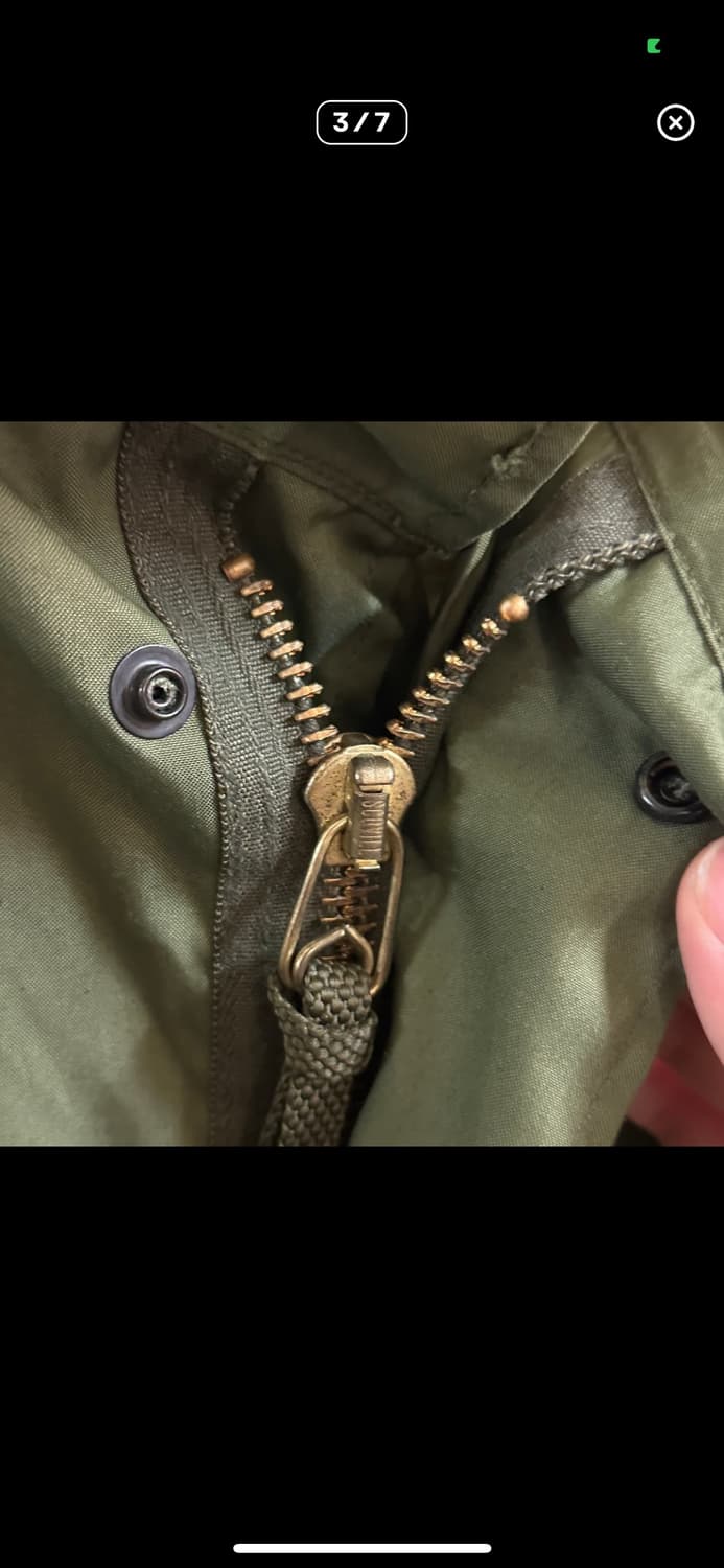 80s OG US M-65 피쉬테일 개파카 상품이미지3