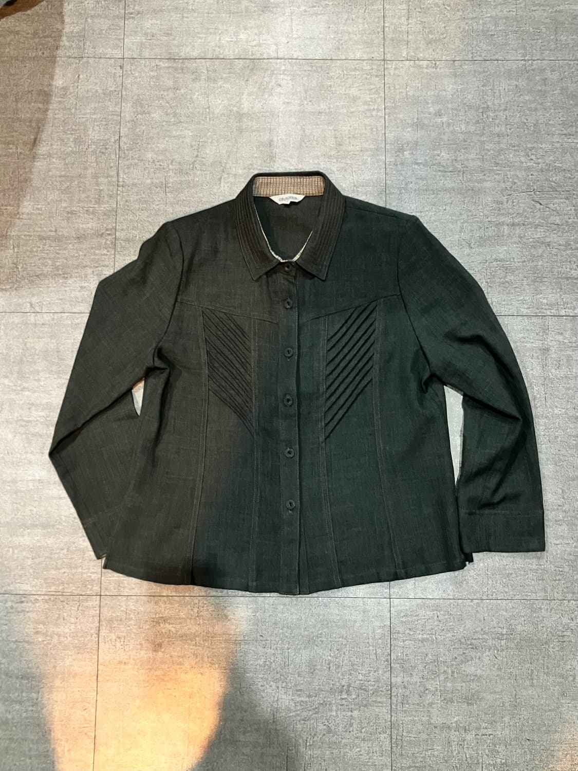 일본빈티지 Gragious 아메카지 트링클디테일 보헤미안자켓 상품이미지1