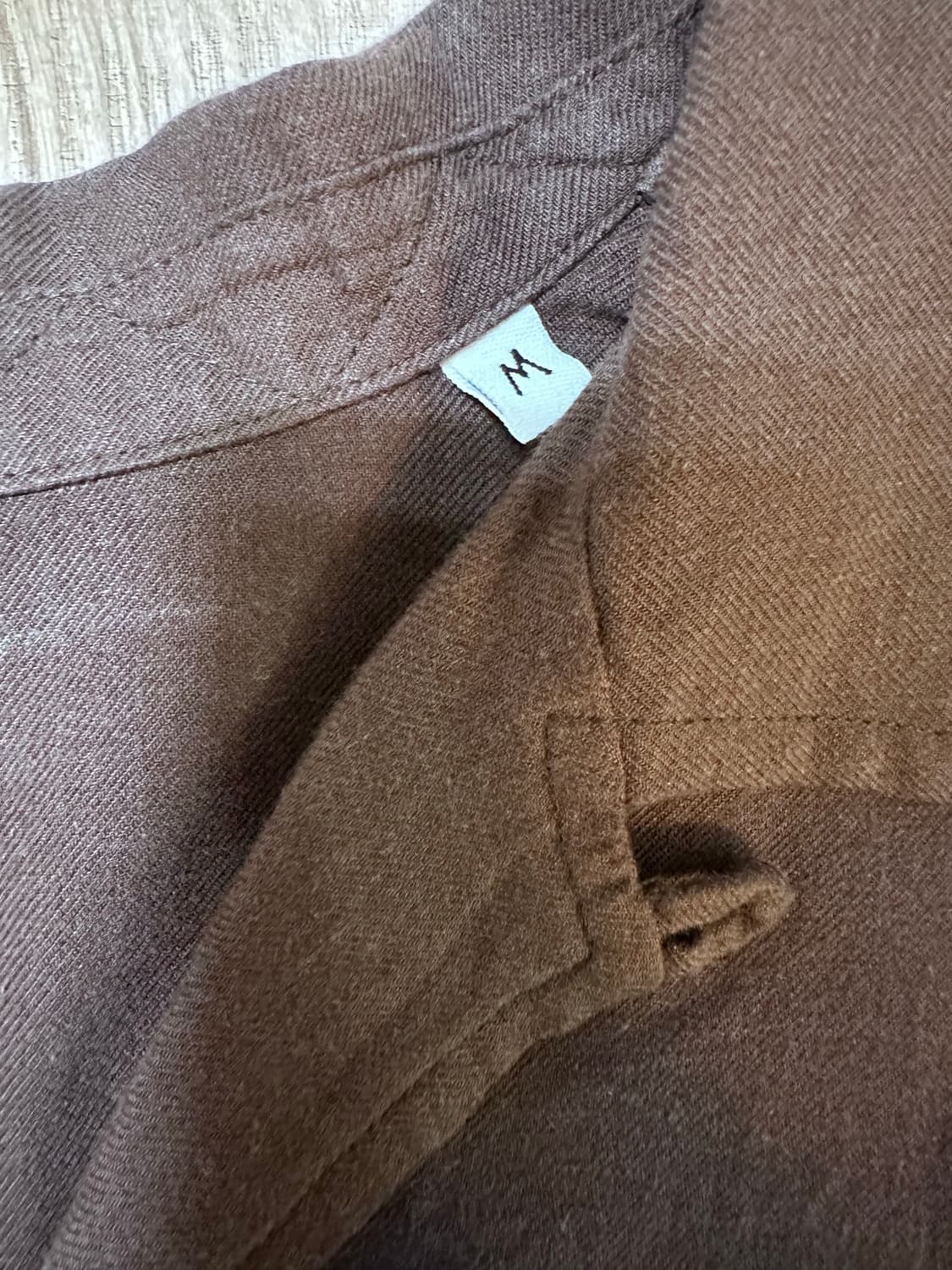 스투시 x 아워레가시 워크샵 로코 셔츠 엄버 트윌 플란넬 상품이미지4