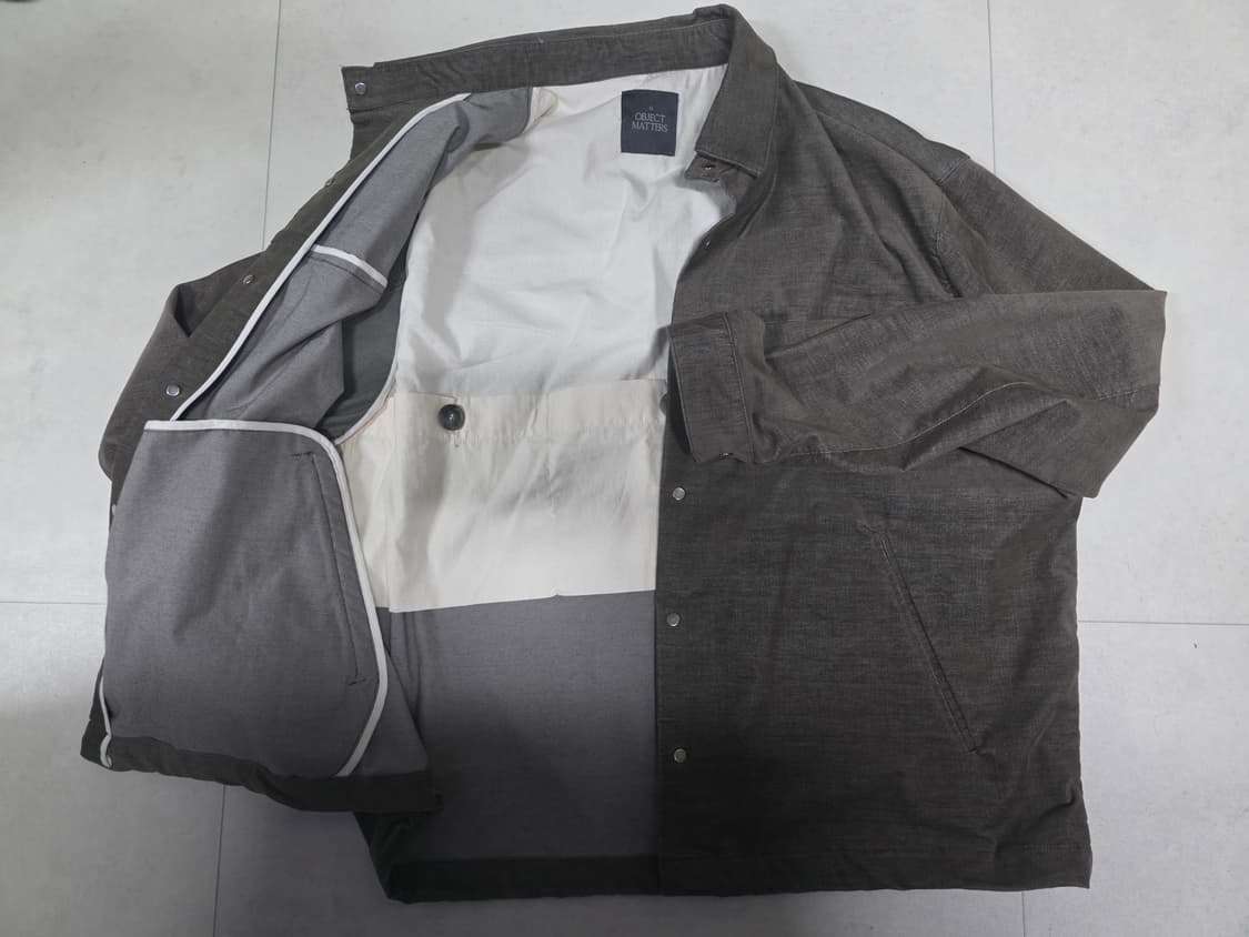 오브젝트매터스 몰스킨 카키그레이 셋업M사이즈 상품이미지5