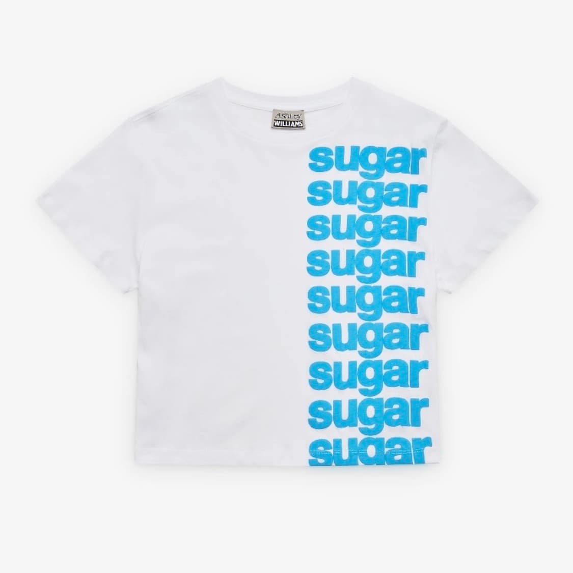 [S,M,L]애슐리 윌리엄스 26ss 슈가 티셔츠/화이트 상품이미지1