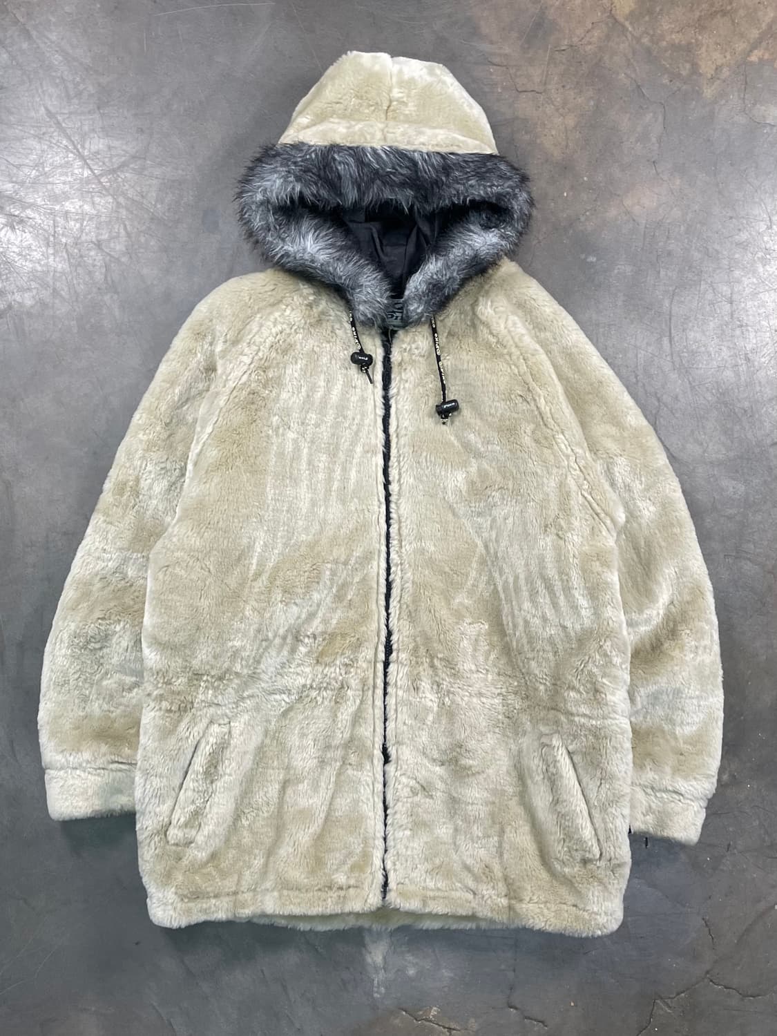 피코 퍼 후드 플리스 자켓 상품이미지1