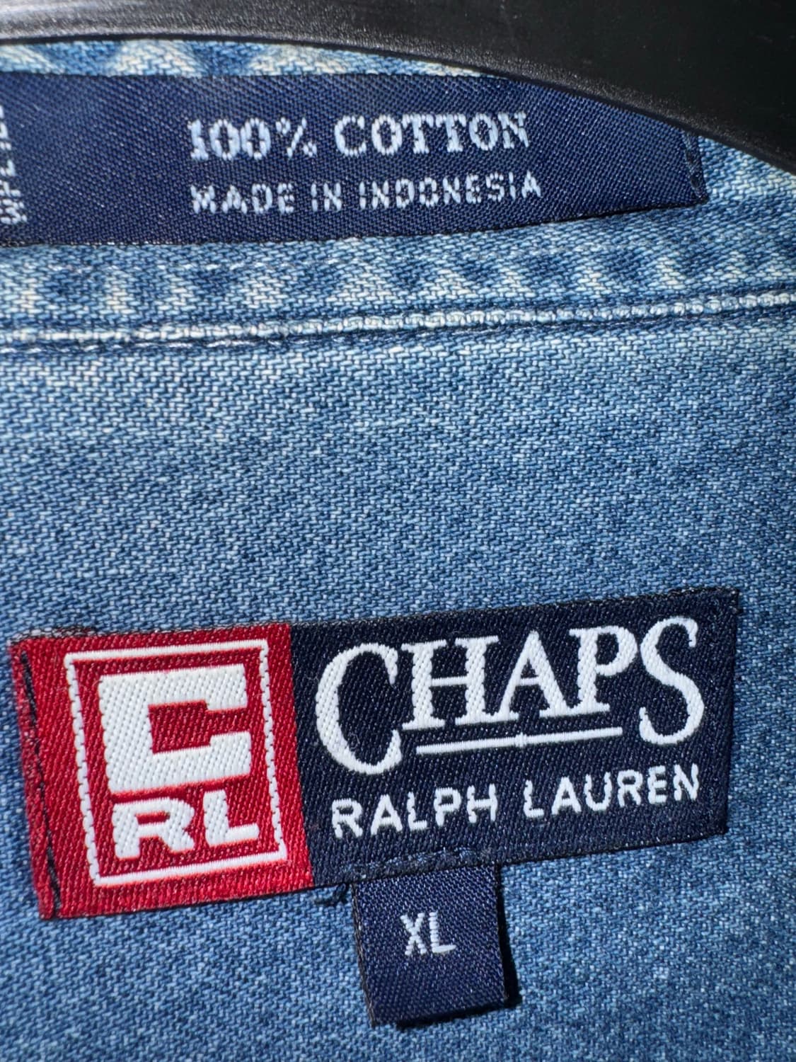 [XL]폴로 랄프로렌 챕스 중청 데님 셔츠 상품이미지5