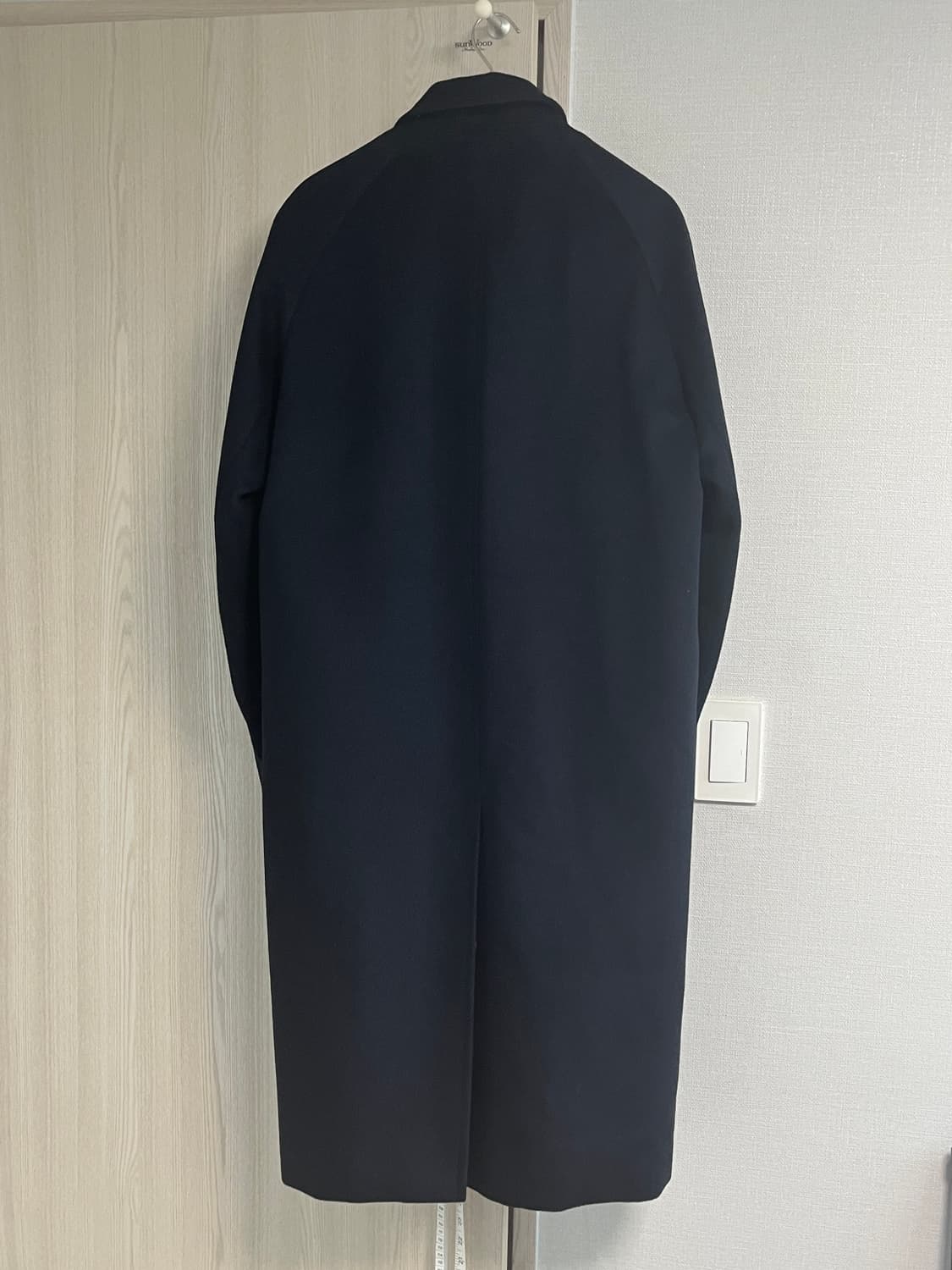 인더랩 마르쉐 원단 다크네이비 롱코트(105) 상품이미지2