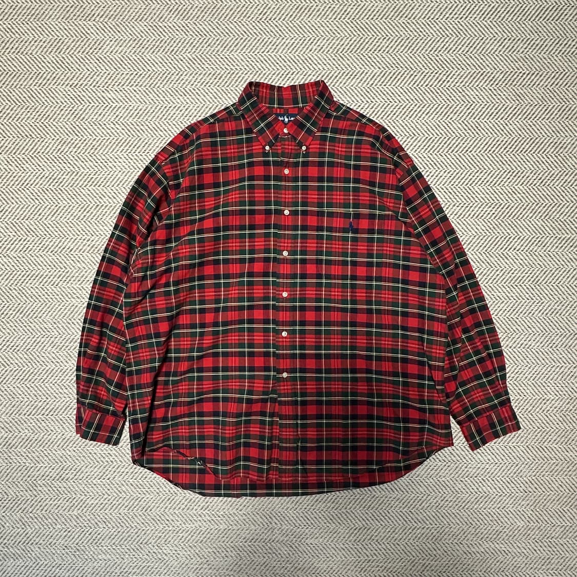 POLO RALPH LAUREN big shirt check red 상품이미지1