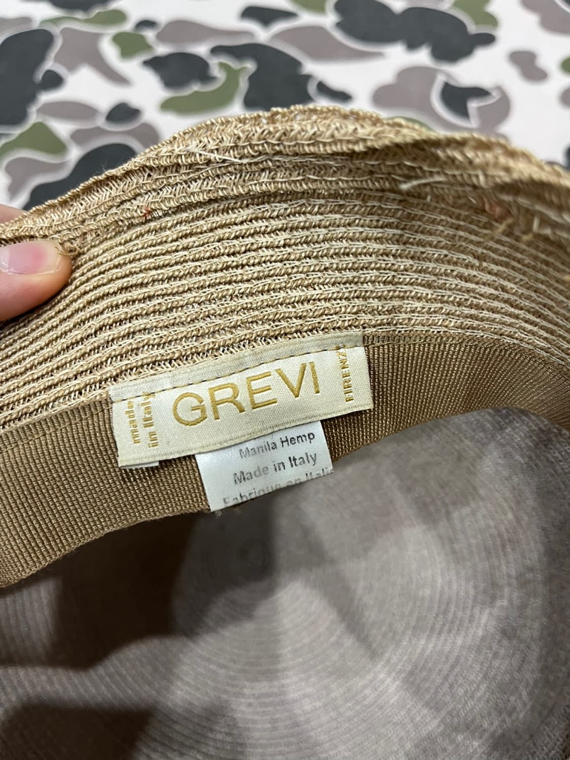 GREVI 헴프 버킷햇 썸머 페도라 Made in ITALY 상품이미지4