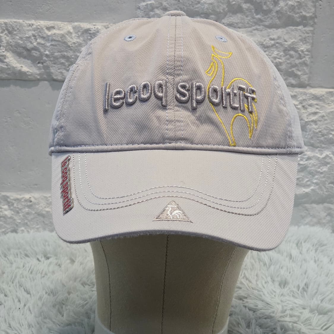 L4-9:르꼬끄 스포르티프 클래식 자수 볼캡 라이트그레이(56-59) 상품이미지3