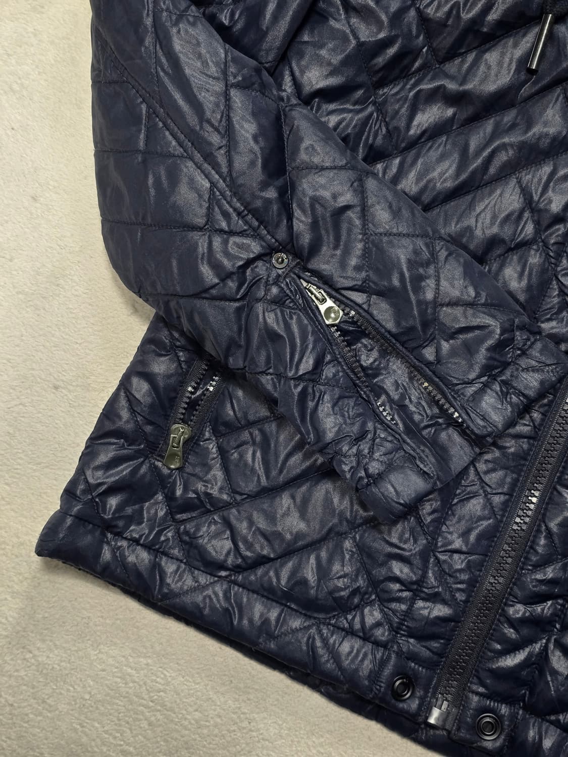 G-Star RAW 네이비 퀼팅 후드 패딩 자켓 M 상품이미지5