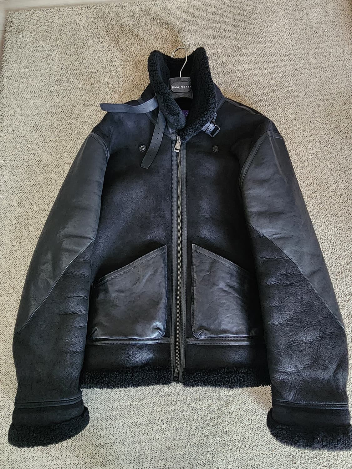 폴로랄프로렌 퍼플라벨 무스탕 시어링자켓 상품이미지5