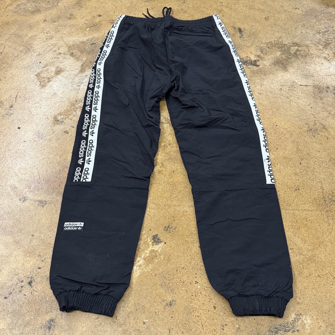 [정품/S] 아디다스 삼선 트레이닝 팬츠 블랙 b15 상품이미지3