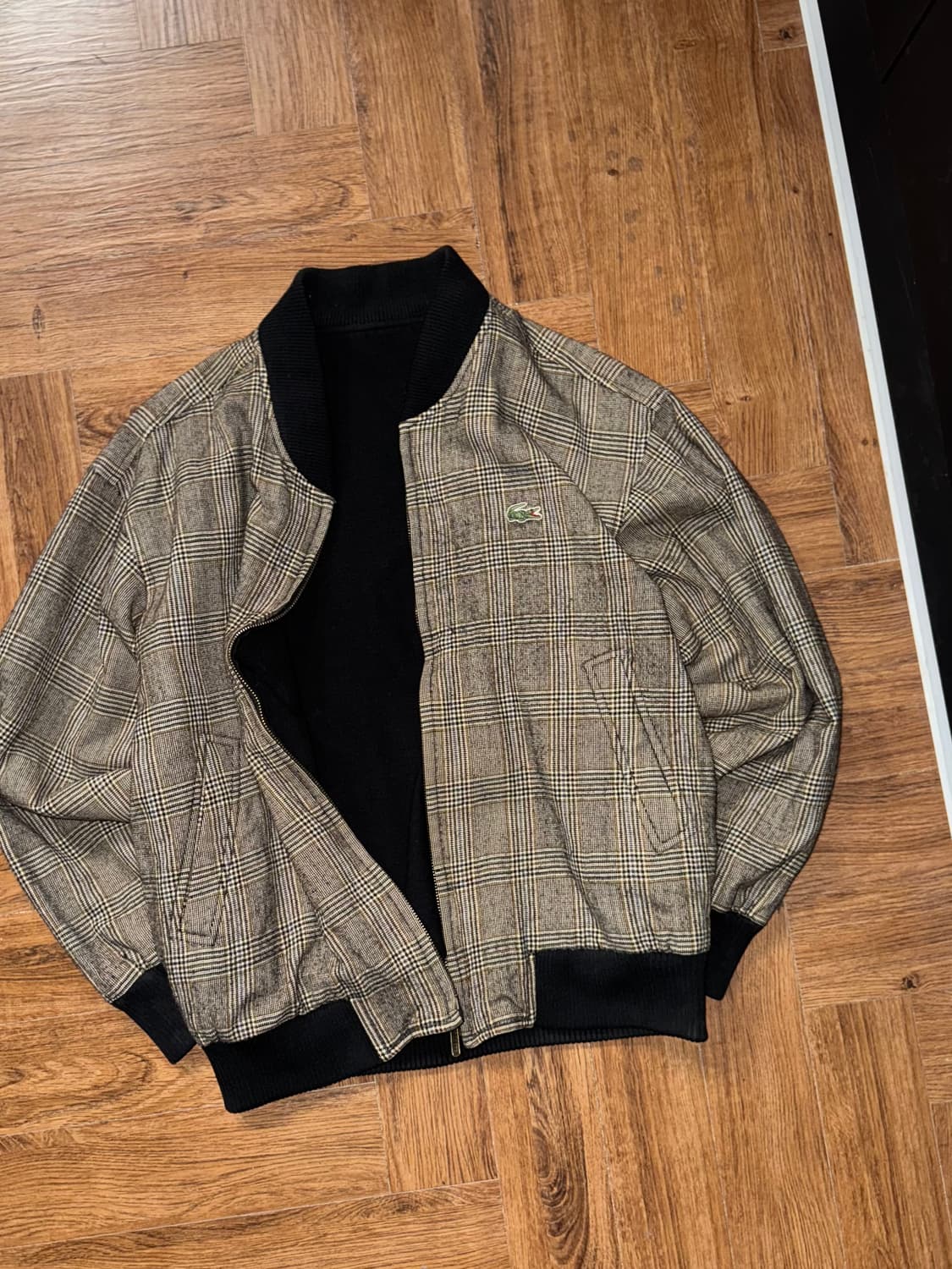 라코스테 리버시블 체크 블루종 상품이미지3