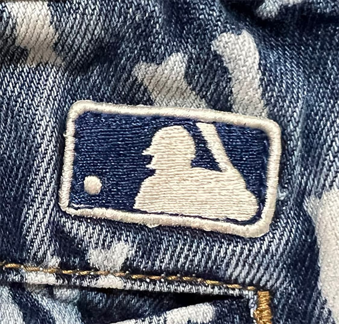 MLB 모노그램 남자 데님 조거팬츠 새상품 추동 L 32 상품이미지3