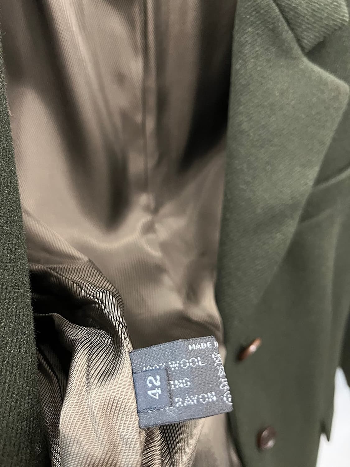 여) 프라다 딥카키 울코트  상품이미지7